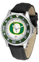 Oregon Ducks Competitor Leather Watch White Dial