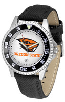 Oregon State Beavers Competitor Leather Watch White Dial