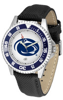 Penn State Nittany Lions Competitor Leather Watch White Dial