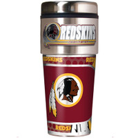 Washington Redskins 16oz Travel Tumbler with Metallic Wrap Logo