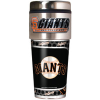 San Francisco Giants 16oz Travel Tumbler with Metallic Wrap Logo