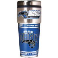 Orlando Magic 16oz Travel Tumbler with Metallic Wrap Logo