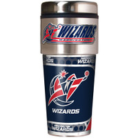 Washington Wizards 16oz Travel Tumbler with Metallic Wrap Logo