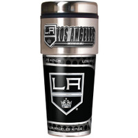 Los Angeles Kings 16oz Travel Tumbler with Metallic Wrap Logo