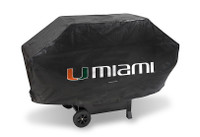 Miami Hurricanes Deluxe Barbecue Grill Cover