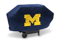 Michigan Wolverines Deluxe Barbecue Grill Cover