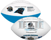 **Carolina Panthers 2015 NFC Champions Super Bowl 50 Wilson Leather Football LE 5000