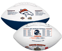 ***Denver Broncos Super Bowl 50 Champions Wilson Leather Football LE