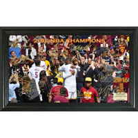  Cleveland Cavalier 2016 NBA Champions Signature Court Framed LE