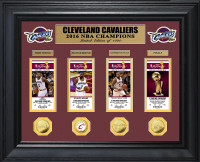  Cleveland Cavaliers 2016 NBA Champions Deluxe Gold Coin & Ticket Collection LE 1,000