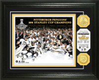  Pittsburgh Penguins 2016 Stanley Cup Champions Bronze Coin Photo Mint