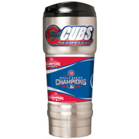  Chicago Cubs 2016 World Series Champions 18oz. The MVP Travel Tumbler with Emblem