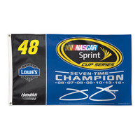 Jimmie Johnson 2016 NASCAR Sprint Cup Champion 3' x 5' Flag