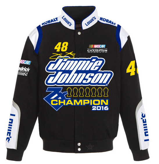 jimmie johnson 7 time champion jacket