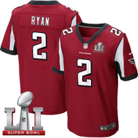 Atlanta Falcons Matt Ryan Nike Red Super Bowl LI Bound Game Jersey