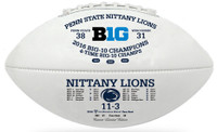   Penn State Nittany Lions 2016 Big 10 Champions Leather Football w/Scores LE 5000