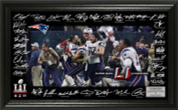                          New England Patriots Super Bowl LI Championship Signature Grid LE 5,000