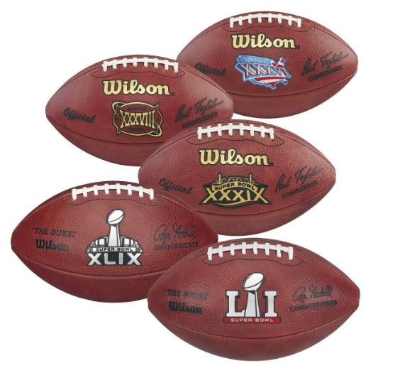 New England Patriots Super Bowl Championship Wilson Leather
