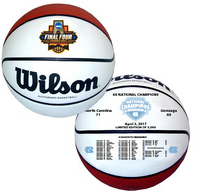 North Carolina 2017 NCAA Men's Basketball National Champions Final Four Full Size Full Leather Basketball LE 5,000