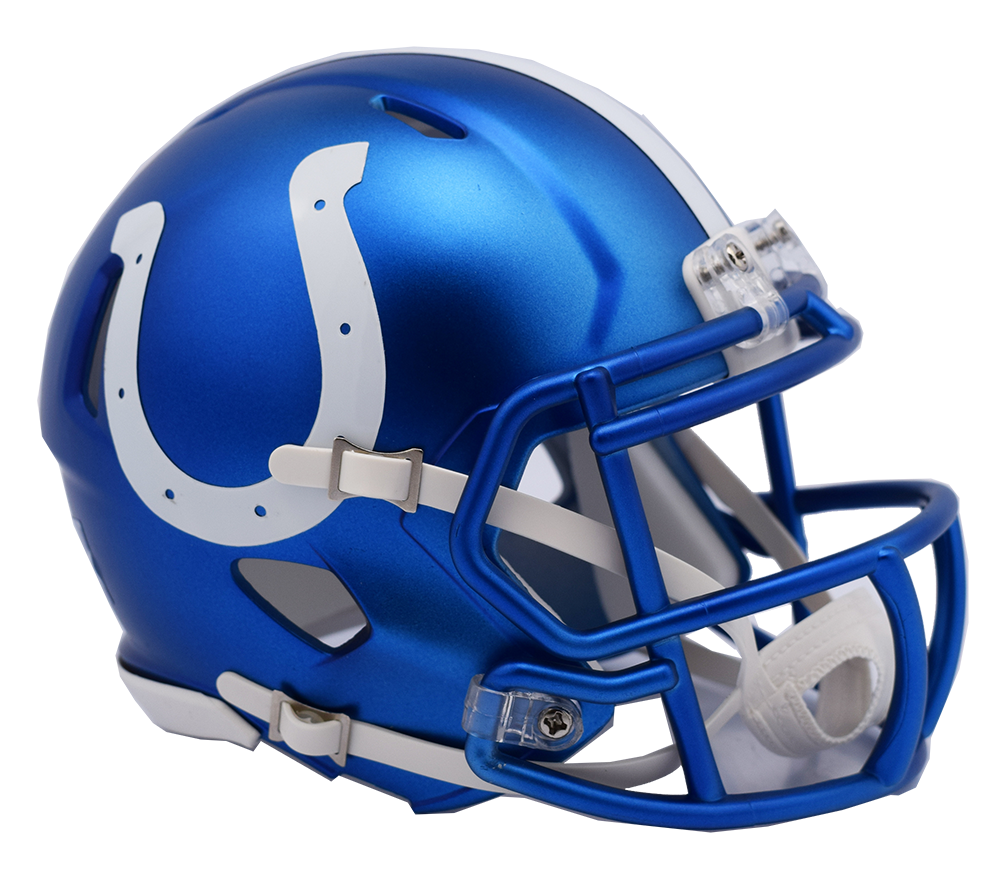 Indianapolis Colts NFL Blaze Alternate Speed Riddell Mini Football Helmet