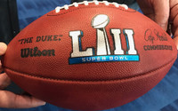               NFL Super Bowl LII Official Wilson Leather Football