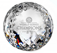                                                              Houston Astros 2017 World Series Champions Solid Crystal Baseball LE 2017