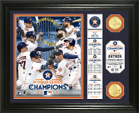                      Houston Astros 2017 World Series Champions "Banner" Bronze Coin Photo Mint LE 5000