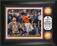                        Houston Astros 2017 World Series "MVP" Bronze Coin Photo Mint Framed LE 5000