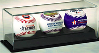                                                           Houston Astros World Series Champions 3 Baseball Set w/Acrylic Display Case LE 5000
