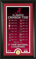                                           Alabama Crimson Tide 2017 CFP 17-Time National Championship Legacy Bronze Coin Photo Mint LE 5,000