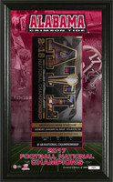                Alabama Crimson Tide 2017 CFP National Championship Ticket  LE 5,000