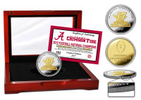                   Alabama Crimson Tide 2017 Football National Championship 2-Tone 24 Gold and Silver Mint Coin LE 5,000