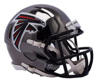 Atlanta Falcons NFL Chrome Speed Riddell Mini Football Helmet