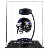 Baltimore Ravens NFL Speed Riddell Mini Hover Football Helmet and Stand
