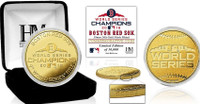 Boston Red Sox 2018 World Series Champions Gold Coin LE 10,000