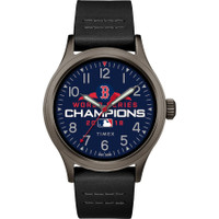 Boston Red Sox 2018 World Series Champions Leather Watch