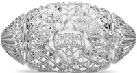 Clemson Tigers 2018 National Champions Solid Mini Crystal Football LE 5,000