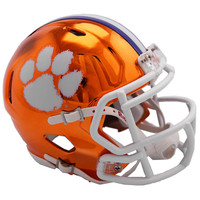 Clemson Tigers Chrome Alternate Speed Mini Football Helmet