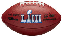 Los Angeles Rams Super Bowl LIII Wilson Leather Game Model Football