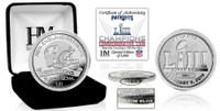 New England Patriots Super Bowl 53 Champions Pure Silver Mint Coin LE 5,000
