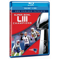 New England Patriots Super Bowl LIII Champions DVD/Blu-ray Combo