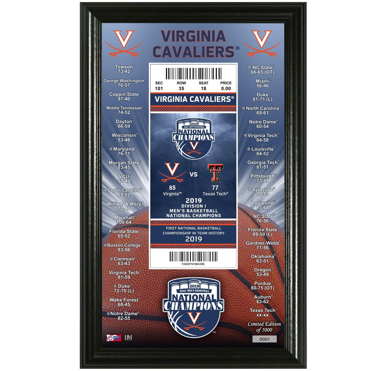 Virginia Cavaliers 2019 Ncaa Men S Basketball National