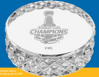 St. Louis Blues 2019 NHL Stanley Cup Champions Solid Crystal Puck LE 2,019