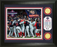 Washington Nationals 2019 World Series Champions "Celebration" Bronze Coin Photo Mint LE 5,000