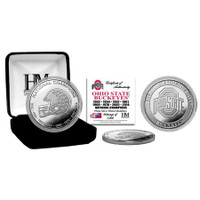 Ohio State Buckeyes 8-Time National Champions Silver Coin LE 5,000