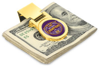 LSU Tigers 2019 CFP National Champions 23k Gold Money Clip