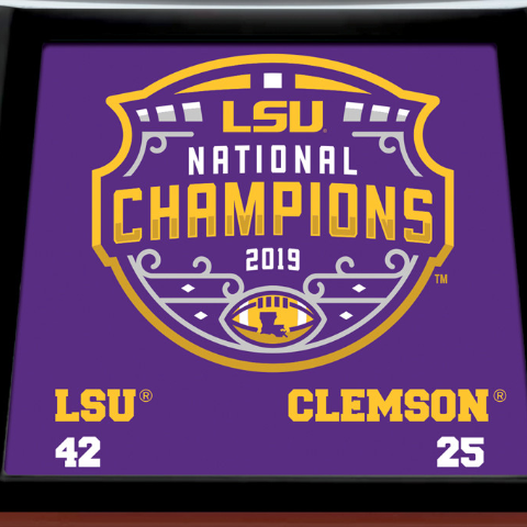 Lsu Tigers 2019 Football National Champions Levitating Football Le