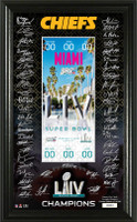 Kansas City Chiefs Super Bowl LIV Champions Signature Jumbo Ticket LE 5,000