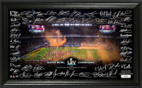 Kansas City Chiefs Super Bowl LIV Champions Signature Grid LE 5,000