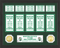 Boston Celtics 24k Gold Coin Banner Photo Mint